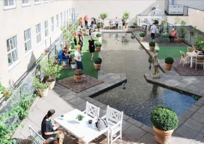 Vi har Københavns mest idylliske tagterrasse.