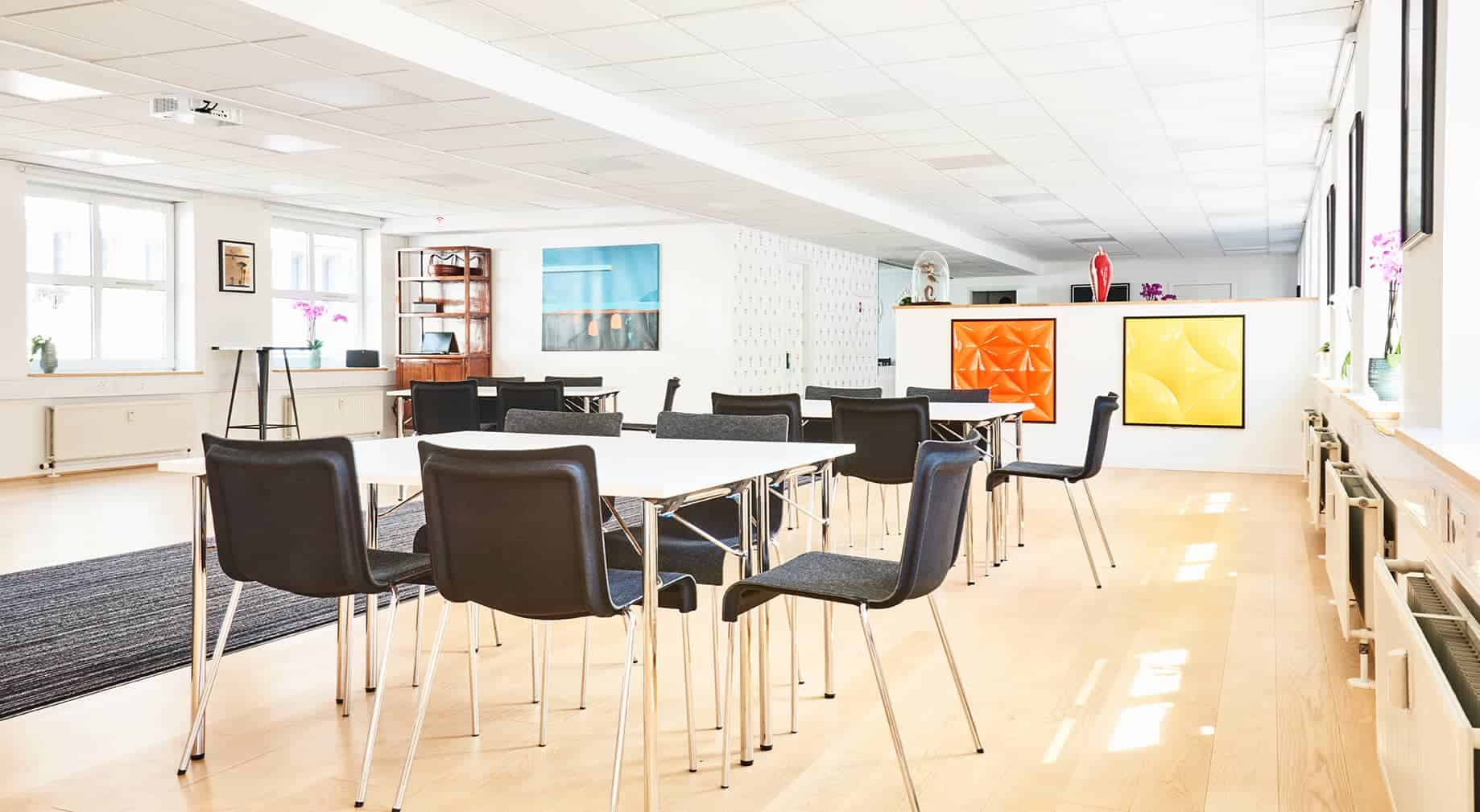 Konferencelokale hos MBK i centrum af København