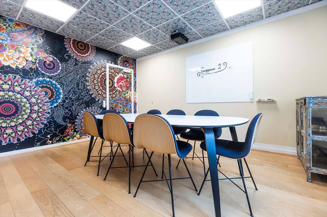 Mødelokalet "Grupperum 2" hos MBK Kursuscenter i København K