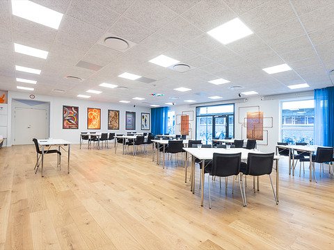 Mødelokalet "Teatret" hos MBK Kursuscenter i København K